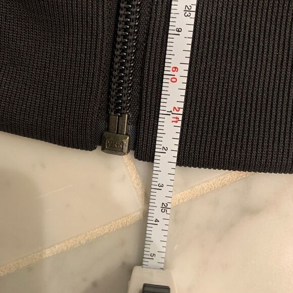 Adidas classic tricot running track jacket black & white stripes size XS - Picture 9 of 10